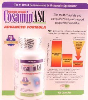 Nutramax Cosamin ASU advanced formula joint health supplement   120 capsules: Health & Personal Care