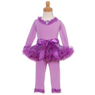 GiGi Purple Tutu Legging Baby Girl Outfit 12 18M: Gigi: Clothing
