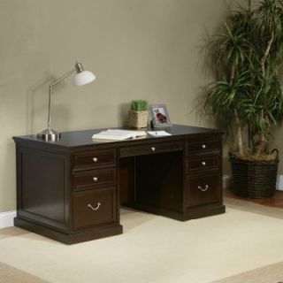 kathy ireland Home by Martin FL680 Fulton Double Pedestal Executive Desk   68 in.   Desks