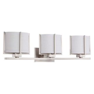 Nuvo Portia 60/4343 3 Light Vanity   29W in.   Brushed Nickel   ENERGY STAR   Bathroom Lighting