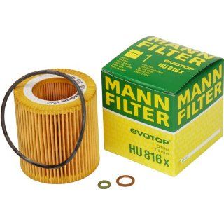 Mann Filter HU 816 X Metal Free Oil Filter Automotive