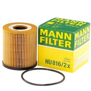 Mann Filter HU 816/2 X Metal Free Oil Filter Automotive