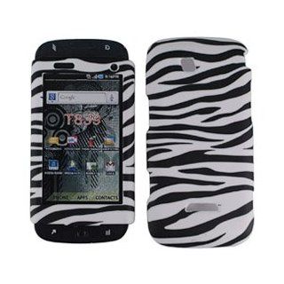 Tmobile Samsung Sidekick 4g T839 Accessory   Zebra Designer Protective Hard Case Cover + Lf Stylus Pen: Cell Phones & Accessories