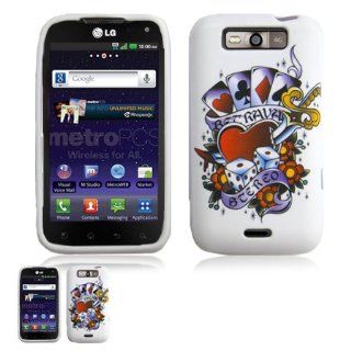 LG Connect 4G MS840 Poker Crystal Skin Design Case: Cell Phones & Accessories