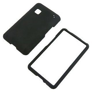 Black Rubberized Protector Case for LG 840G: Cell Phones & Accessories