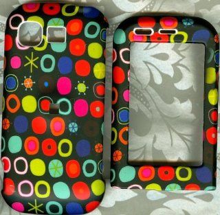 Black snow dot rubberized LG 840 spyder II spyder 2 hard case phone cover: Cell Phones & Accessories