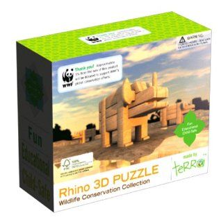 Rhino 3D Puzzle: Toys & Games