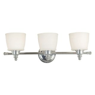 Kenroy Home Riley 3 Light Vanity 91703CH   24W in. Chrome   Bathroom Lighting