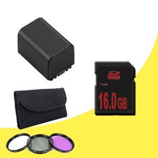 BP 819 Lithium Ion Replacement Battery + 16GB SDHC Memory Card + 58MM 3 Piece Filter Kit for Canon Vixia HFG10 XA10 HFS10 HFS20 HFS21 HFS30 HFS100 HFS200 Digital Camcorder DavisMAX BP819 Accessory Bundle : Digital Camera Accessory Kits : Camera & Photo