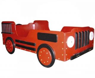 Fire Truck Toddler Bed   Themed Toddler Beds