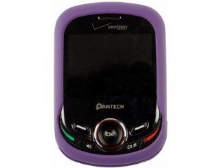 Reinforced Rubberized Plastic Phone Protector Case Cover Dark Purple For Pantech Jest 2: Cell Phones & Accessories
