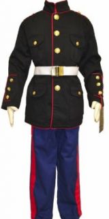 Child / Youth 3 Piece U.S. Marine Corps Dress Blues Uniform: Clothing