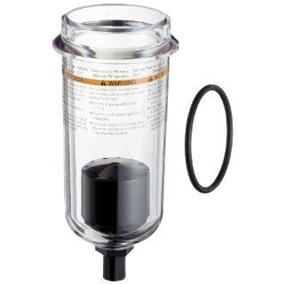 Parker PS822P Polycarbonate Bowl with Automatic Float Drain for 07F, 12F and 07E Series Filter/Regulator, 7.2oz Capacity, 15 to 250 psig: Compressed Air Combination Filters And Regulators: Industrial & Scientific