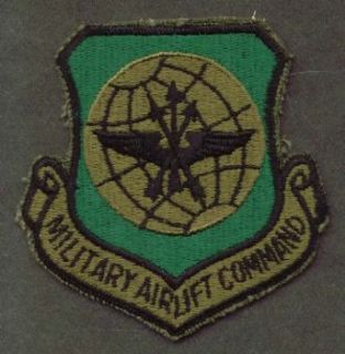 USAF Military Airlift Command SSI subdued patch: Entertainment Collectibles