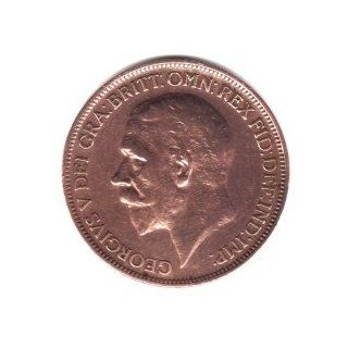 1926 UK Great Britain England Large Penny Coin KM#826 Modified Head Variety: Everything Else