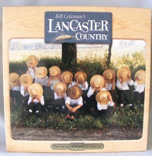 BILL COLEMAN'S LANCASTER COUNTY 'Class Photo' 1000 Piece Amish Puzzle: Toys & Games