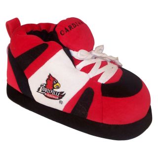 Comfy Feet NCAA Sneaker Boot Slippers   Louisville Cardinals   Mens Slippers