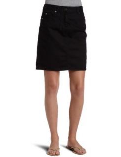 Kenneth Cole Women's 5 Pocket Jean Skirt, Rich Black, 2