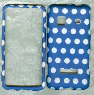 blue dot Samsung Galaxy Precedent SCH M828C Straight Talk Phone Cover case: Cell Phones & Accessories