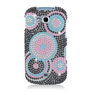 Eagle Cell PDSAMR830F311 RingBling Brilliant Diamond Case for Samsung Galaxy Axiom/Admire 2 R830   Retail Packaging   Colorful Circle: Cell Phones & Accessories