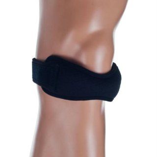 Remedy Athletic Patellar Knee Strap Wrap   Black Sports & Outdoors