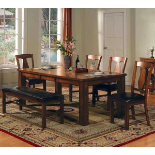 Steve Silver Lakewood 6 Piece Dining Table Set   Dining Table Sets