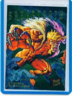 '95 Fleer Ultra X men Hunters and Stalkers Chase Card #6 Sabretooth : Other Products : Everything Else