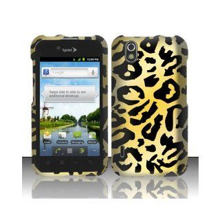 Yellow Cheetah Hard Cover Case for LG Ignite 855 Marquee LS855 Sprint LG855 Boost L85C NET10 Straight Talk Optimus Black P970 L85C Majestic US855 US Cellular Cell Phones & Accessories