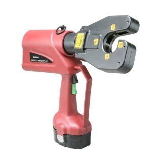 Burndy PAT4PC834 18V Patriot 4 Point Battery Actuated Hydraulic Self Contained Crimping Tool, C Shaped Head, 6 Ton Crimp Force, 3.7" Width, 17.6" Length, 13.9" Height: Crimpers: Industrial & Scientific