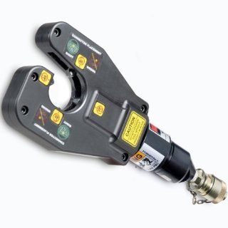 Burndy Y4PC834MBH Dieless Hypress 4 Point Remote Hydraulic Power Operated Crimping Tool, C Shaped Head, 6 Ton Crimp Force, 5.4" Width, 13.9" Length, 10000 psi: Crimpers: Industrial & Scientific