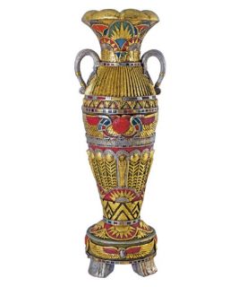 Design Toscano 60.5H in. Temple of Luxor Urn Statue   Floor Vases