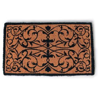 Iron Grate Hand Woven Extra Thick Coir Doormat   Outdoor Doormats