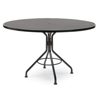 Woodard Commercial Grade Wrought Iron Patio Dining Table   Patio Tables