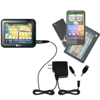 Gomadic Multi Port AC Home Wall Charger designed for the LG LN835   Uses TipExchange to charge up to two devices at once: Electronics