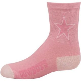NFL Dallas Cowboys Preschool Pink Team Logo Socks: Shoes