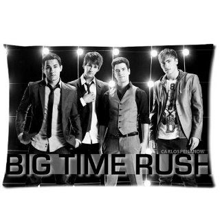 New Diy Design Big Time Rush Band Rectangle One Pillow Case 20x30 (one side) Comfortable For Lovers And Friends   Pillowcase