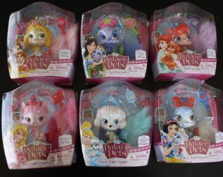 New Disney Princess Palace Pets Furry Tail Friends Set of all 6!: Toys & Games