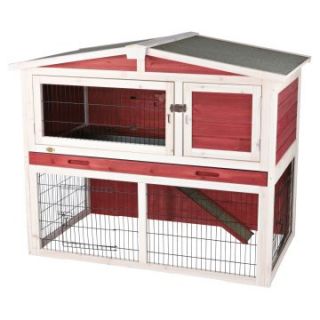 Trixie Natura Rabbit Hutch with Enclosure   Rabbit Cages & Hutches