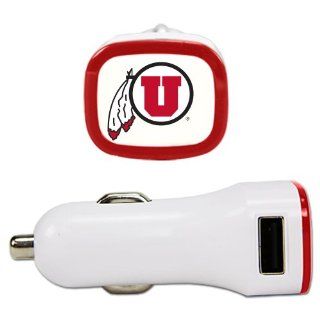 NCAA Utah Utes Car Charger, White: Sports & Outdoors