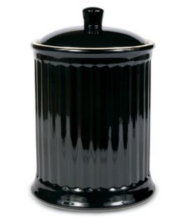 Omni Simsbury Extra Large Canister / Cookie Jar   Black   Kitchen Canisters