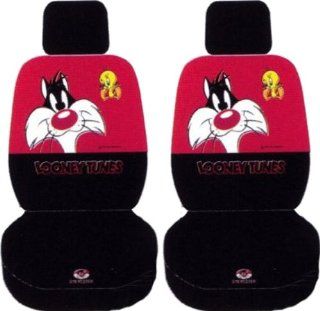 Seat Cover Low Back   Looney Tunes   Sylvester & Tweety Bird   Pair: Automotive