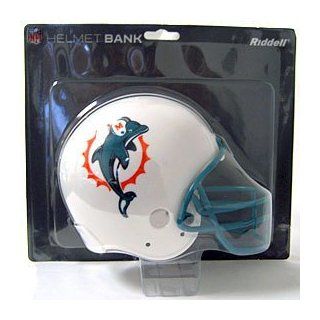 Miami Dolphins Mini Football Helmet Coin Bank: Sports & Outdoors