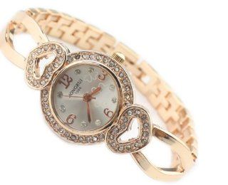 Bemaystar Women's Cute Heart Shape Rhinestone Plated Bracelet Watch at  Women's Watch store.
