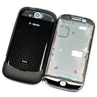 Full Housing Case Cover Replacement For HTC myTouch 4G   Black: Cell Phones & Accessories