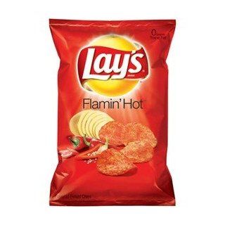 Lay's Potato Chips, Hot, 1.875 Ounce (Pack of 28) : Grocery & Gourmet Food