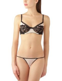 Baci Lingerie 877 Champagne Underwire Bikini Set with Black Lace Detail at  Womens Clothing store