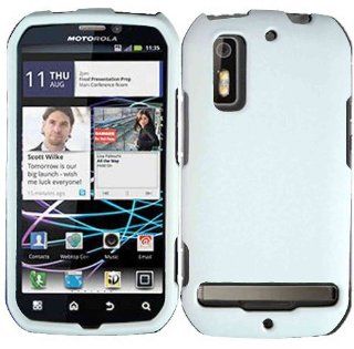 White Hard Case Cover for Motorola Photon 4G MB855: Cell Phones & Accessories