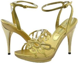 Lasonia S4483 Gold Women Dress Sandals, 10 M US: Shoes