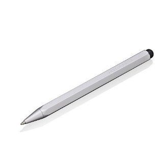 Just Mobile AluPen Pro Stylus and Ink Pen for iPhone, iPods, iPads and More   Silver (AP 858): Computers & Accessories