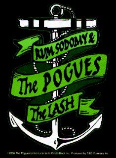 The Pogues   Rum, Sodomy & The Lash Anchor   Sticker / Decal: Automotive
